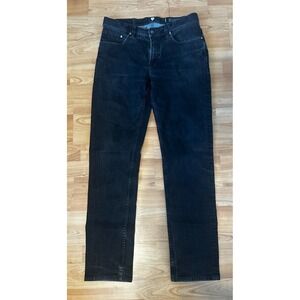 Strellson Jeans Mens 34x34 Black Sixton Tapered Stretch Regular Fit